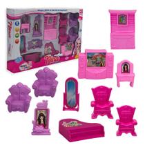 Kit 12 Acessórios Miniatura para Casa da Boneca Nina ou Polly