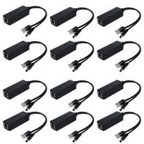 Kit 12 Adaptador Poe Ativo Power Over Ethernet 48v Saída 12v Kit 12 Adaptador Poe Ativo Power Over Ethernet 48v Saída 12v