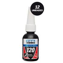 Kit 12 Adesivo Anaeróbicos Trava Parafuso 120 Tekbond Vermelho 10g Kit 12 Adesivo Anaeróbicos Trava Parafuso 120 Tekbond Vermelho 10g