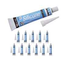 Kit 12 Adesivo Silicone Acetico Transparente 50g Tekbond Kit 12 Adesivo Silicone Acetico Transparente 50g Tekbond