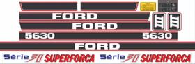 Kit 12 Adesivos Compatível Ford 5630 Super Força