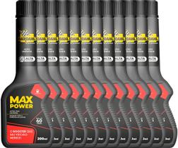 Kit 12 Aditivo Combustível Gasolina Bardahl Max Power Octane Booster 200ml