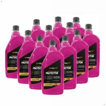 Kit 12 Aditivo Fluido Radiador Concentrado Protector 1 Litro