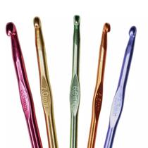 Kit 12 Agulhas para Crochê Lanmax Agulhas para Artesanato Diferentes Medidas