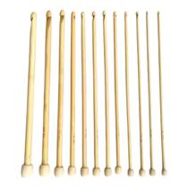 Kit 12 Agulhas Tunisiana Em Bambu 3mm A 10mm Pronta Entrega Kit 12 Agulhas Tunisiana Em Bambu 3mm A 10mm Pronta Entrega