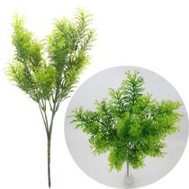 Kit 12 Algas Marinhas Artificiais Planta Verde Oceano 30cm