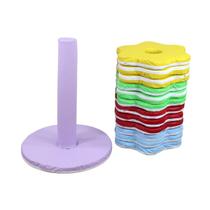 Kit 12 Almofadas Flores coloridas 50cm x 5cm + 1 suporte Kit 12 Almofadas Flores coloridas 50cm x 5cm + 1 suporte