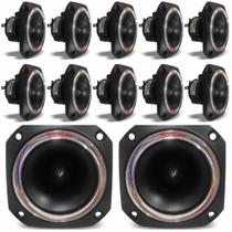 Kit 12 Alto Falantes Compacto Tweeters Bomber PST 001 150 Watts RMS 8 Ohms