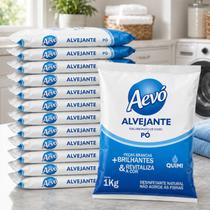 Kit 12 Alvejante Aevo Sem Cloro Percarbonato 12kg Branca
