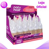 Kit 12 Ampolas de Tratamento Capilar Crescimento Fortalecido Natuhair 10ml Contém 12 Unidades