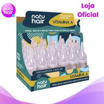 Kit 12 Ampolas de Tratamento Capilar Natuhair 10 ml Vitamina A