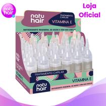 Kit 12 Ampolas Tratamento Capilar Vitamina E Natuhair 10ml Contém 12 Unidades