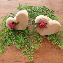 Kit 12 Anéis Porta Guardanapo Argola Prendedor Mesa Posta Coração Madeira Pink Kit 12 Anéis Porta Guardanapo Argola Prendedor Mesa Posta Coração Madeira Pink