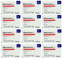 Kit 12 Antiparasitário Maxiverm Plus König C/4 Comp. 660mg