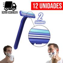Kit 12 Aparelho de Barbear Descartável com 2 Lâminas e Lubrificante Barba Cabelo e Corpo Kit 12 Aparelho de Barbear Descartável com 2 Lâminas e Lubrificante Barba Cabelo e Corpo