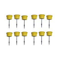 Kit 12 Armadilhas Para Moscas Sem Atrativo