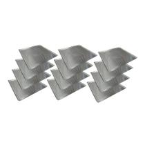 Kit - 12 Assadeiras Estampada Perfurada Alumínio 35cm x 35cm Prp-004 - Cimapi Kit - 12 Assadeiras Estampada Perfurada Alumínio 35cm x 35cm Prp-004 - Cimapi