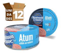 Kit 12 Atum Sólido Ao Natural Robinson Crusoé 170g