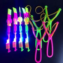 Kit 12 Avatar Voador De Led Com Estilingue Foguete Helicóptero Brinquedo Infantil Y