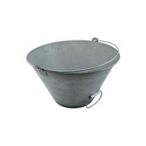 Kit 12 Balde metal chapa Galvanizada pegador 10 litros