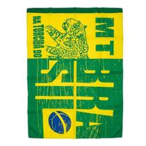 Kit 12 Bandeira Brasil Mato Grosso 50x70cm Decorativa