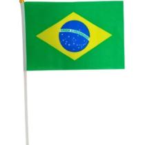 Kit 12 Bandeiras do Brasil 60x90cm para Eventos e Decoração Verde
