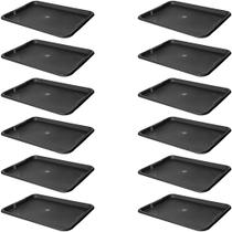 Kit 12 Bandeja Plástica Buffet Fast Food Restaurante Self Service 48x33cm - New Plastic Kit 12 Bandeja Plástica Buffet Fast Food Restaurante Self Service 48x33cm - New Plastic