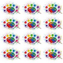 Kit 12 Bandejas De Plastico Paleta Godê 8 Cavidades Para Pinturas Tinta Aquarela Escolar Artesanato Kit 12 Bandejas De Plastico Paleta Godê 8 Cavidades Para Pinturas Tinta Aquarela Escolar Artesanato