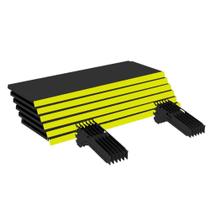 Kit 12 Bandejas Gondola Fit 40 Preto 12X 30X90 Pe Amarelo Kit 12 Bandejas Gondola Fit 40 Preto 12X 30X90 Pe Amarelo