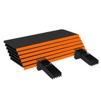 Kit 12 Bandejas Gondola Fit 40 Preto 12X 30X90 Pe Laranja Kit 12 Bandejas Gondola Fit 40 Preto 12X 30X90 Pe Laranja