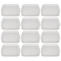 Kit 12 Bandejas para Servir 39x28cm de Plástico Lanchonete Restaurante Buffet Hotel Kit 12 Bandejas para Servir 39x28cm de Plástico Lanchonete Restaurante Buffet Hotel