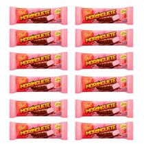 Kit 12 Barra Chocolate Moranguete Bel 13g Kit 12 Barra Chocolate Moranguete Bel 13g