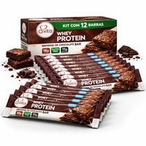 Kit 12 Barra Protein Q-VITA Brownie Chocolate Zero 36g Kit 12 Barra Protein Q-VITA Brownie Chocolate Zero 36g