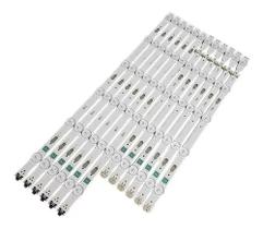 Kit 12 Barras de LED - TV UN48JU6000G UN48JU6500G - Barramento Premium Alta Qualidade