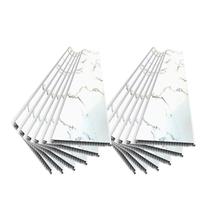 Kit 12 barras Forro Teto Leve Base de Polímero Pead Calacatta 295cm X 25cm x 0,7cm de Espessura Formaco Decor