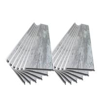 Kit 12 barras Forro Teto Leve Base de Polímero Pead Cement White 295cm X 25cm 0,7cm de Espessura Formaco Decor