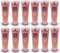 Kit 12 Base Matte Cor 01 Nude 35gr - Ramona Make Up