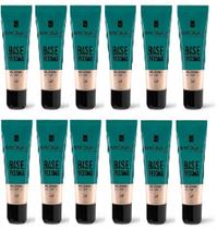 Kit 12 Base Vegana Cor 01 Bege Claro 30ml - Ramona Make Up Kit 12 Base Vegana Cor 01 Bege Claro 30ml - Ramona Make Up