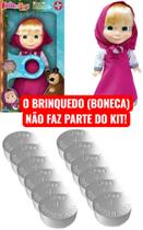 Kit 12 baterias LR44 ou L1154F para brinquedo Boneca MASHA original Estrela Kit 12 baterias LR44 ou L1154F para brinquedo Boneca MASHA original Estrela