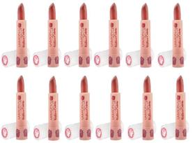 Kit 12 Batom Colors Cor 19 Salmão 3,8gr - Ramona Make Up