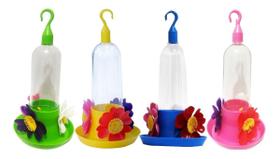 Kit 12 Bebedouro Para Pássaros Aves Beija-flor Mini 100ml Premium
