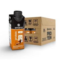 Kit 12 Bebida Láctea Zero Lactose Caramel Coffee 23g 250ml Emana