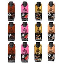 Kit 12 Bebida Láctea Zero Lactose Piracanjuba ProForce 4 Sabores 15g 250ml UHT Kit 12 Bebida Láctea Zero Lactose Piracanjuba ProForce 4 Sabores 15g 250ml UHT