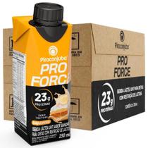 Kit 12 Bebida Láctea Zero Lactose ProForce Banoffee 23g 250ml Piracanjuba