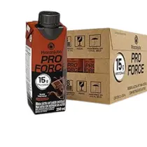 Kit 12 Bebida Láctea Zero Lactose ProForce Chocolate 15g de Proteína 250ml Piracanjuba