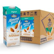 Kit 12 Bebida Vegetal De Amêndoas Original Almond Breeze 1l.