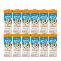 Kit 12 Bebidas de Amêndoas Almond Breeze Sabor Coco 1L
