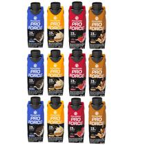 Kit 12 Bebidas Láctea Zero Lactose ProForce 4 Sabores 23g 250ml Piracanjuba