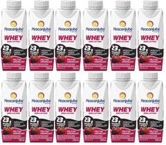 Kit 12 Bebidas Piracanjuba Whey 250 Ml - Frutas Vermelhas