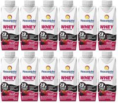 Kit 12 Bebidas Piracanjuba Whey 250 Ml - Frutas Vermelhas